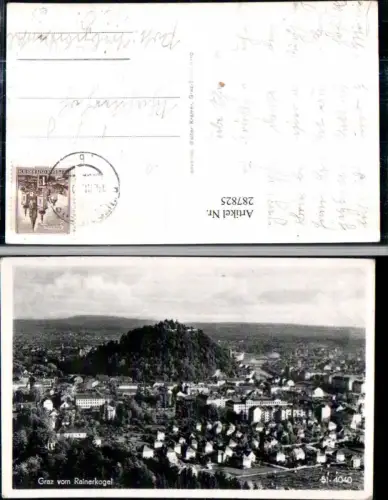 287825,Graz Totale m. Schlossberg vom Rainerkogel