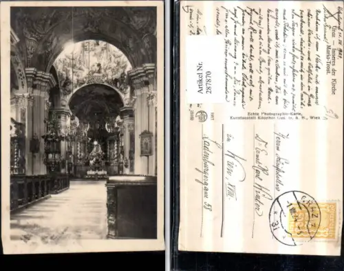 287870,Graz Innenansicht d. Kirche Mariatrost pub Kilophot 25160