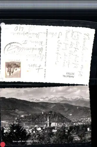 317757,Graz Totale m. d. Gleinalpe Bergkulisse