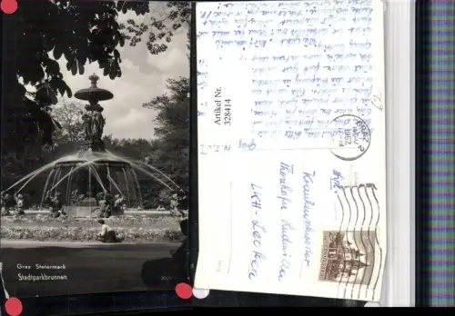 328414,Graz Stadtparkbrunnen Brunnen