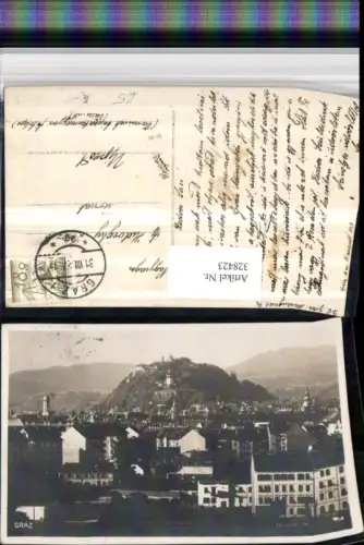 328423,Graz Teilansicht m. Schlossberg