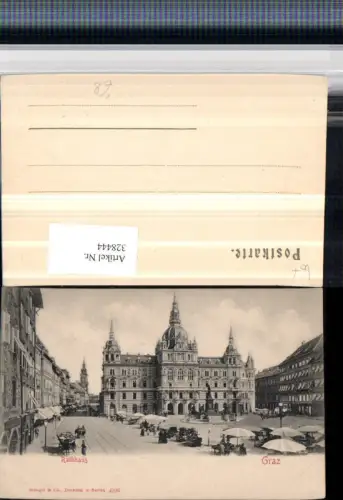 328444,Graz Rathaus Markt Denkmal Straßenansicht pub Stengel eCo 4706