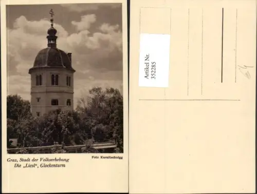 352285,Graz Die Liesl Glockenturm am Schlossberg