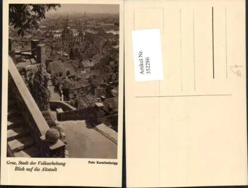 352286,Graz Blick auf die Altstadt Teilansicht