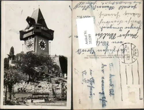 352289,Graz Uhrturm am Schlossberg