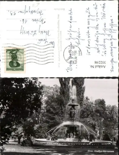 352298,Graz Stadtparkbrunnen Brunnen