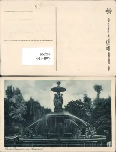 352306,Graz Brunnen im Stadtpark
