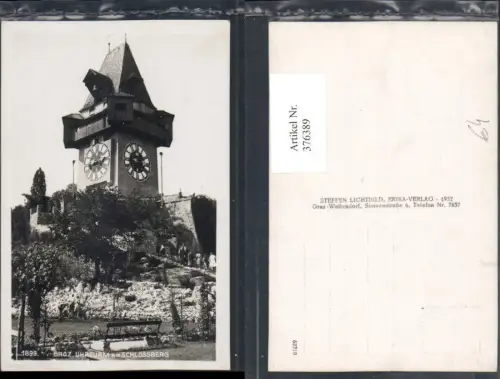 376389,Graz Uhrturm am Schlossberg