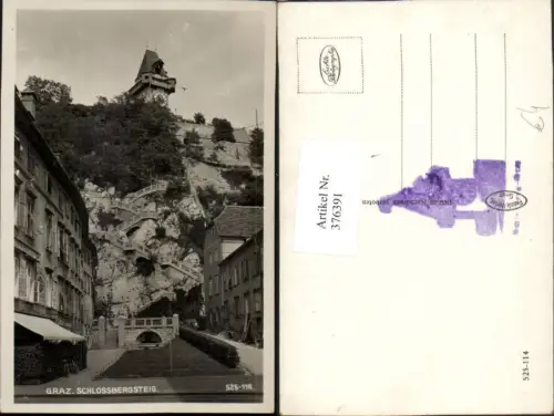 376391,Graz Schlossbergsteig Uhrturm