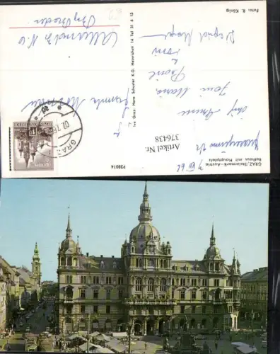 376438,Graz Hauptplatz Rathaus Gebäude
