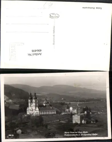 406498,Maria Trost b. Graz Wallfahrtskirche Kirche u. Gasthof Pfeifer