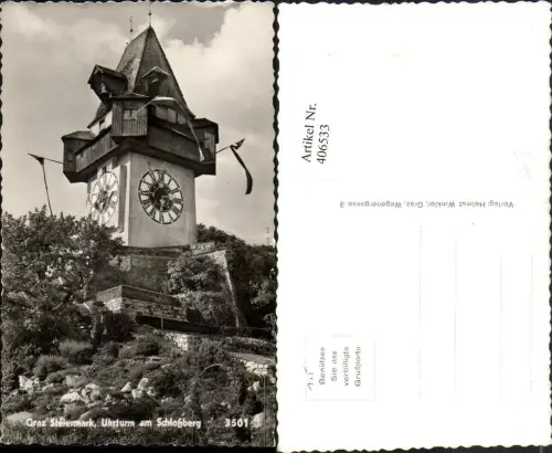 406533,Graz Uhrturm am Schlossberg