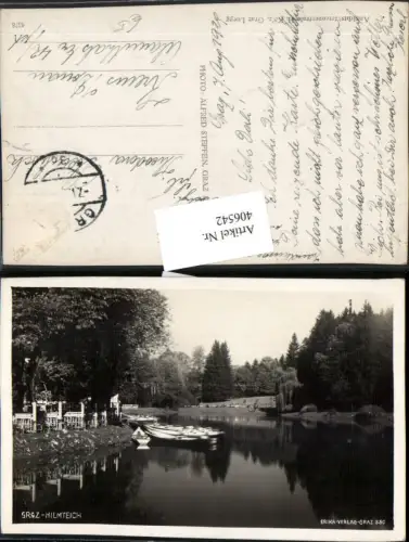 406542,Graz Hilmteich Teich Boote