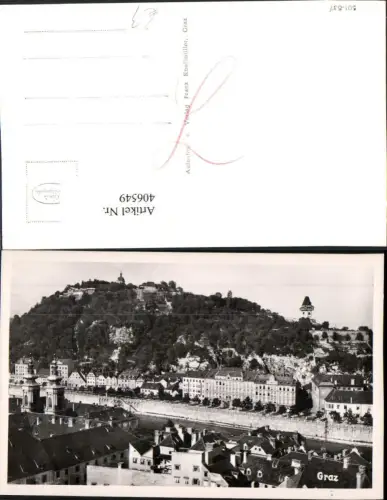 406549,Graz Teilansicht m. Schlossberg