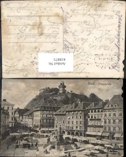 418871,Graz Hauptplatz Statue