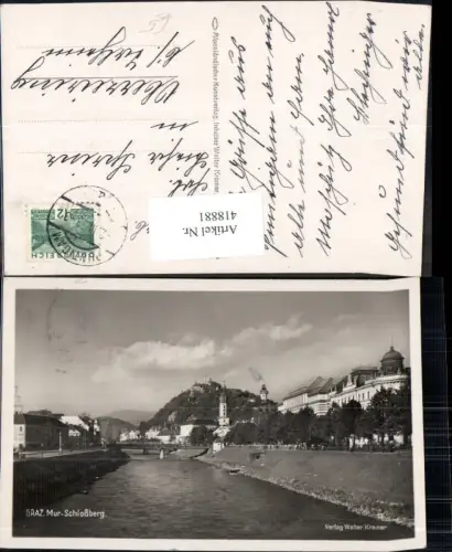 418881,Graz Mur Schlossberg Brücke