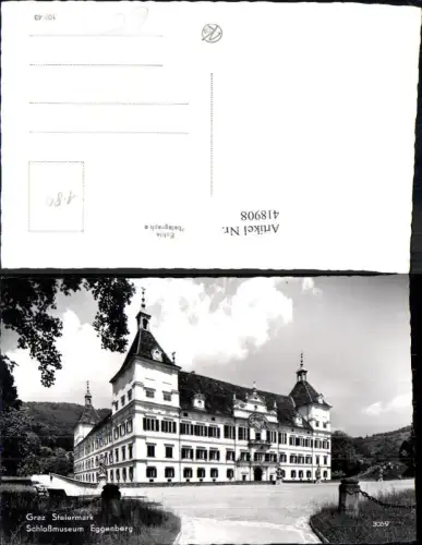 418908,Foto Ak Graz Schlossmuseum Eggenberg Museum