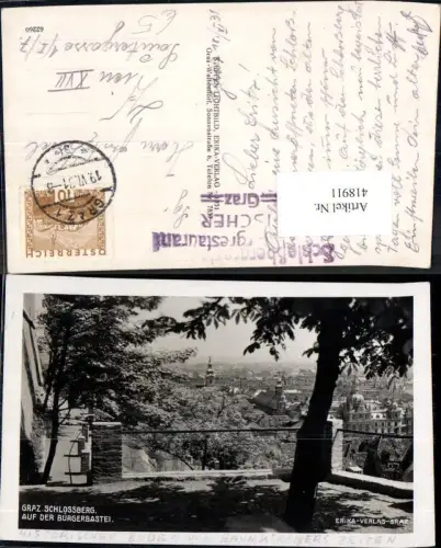 418911,Graz Schlossberg a. d. Bürgerbastei