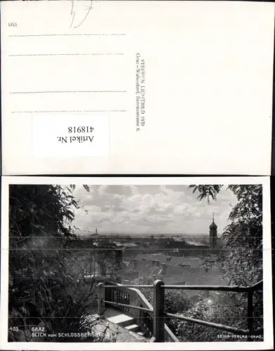 418918,Graz Blick v. Schlossberg Steig