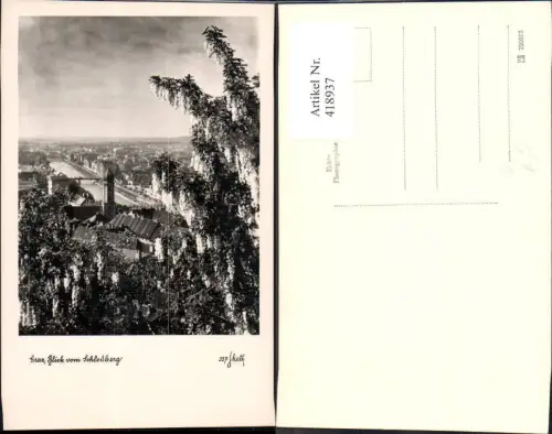 418937,Foto Ak Graz Blick v. Schlossberg Teilanscht pub Sketh Photo 337