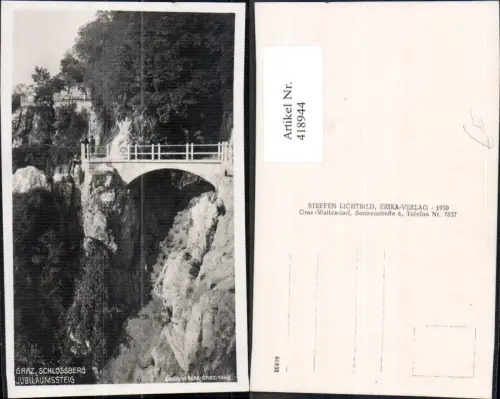 418944,Graz Schlossberg Jubiläumssteig