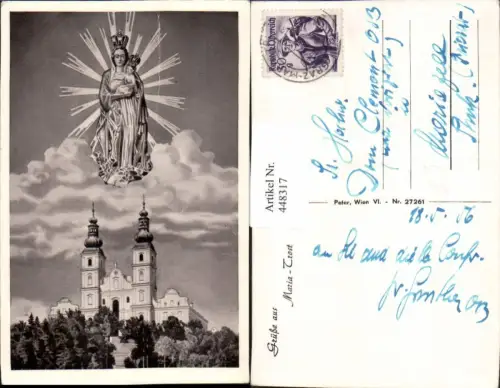 448317,Graz Maria Trost Kirche Fotomontage Gnadenbild