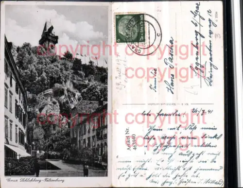 463940,Graz Schlossberg Felsenburg Uhrturm