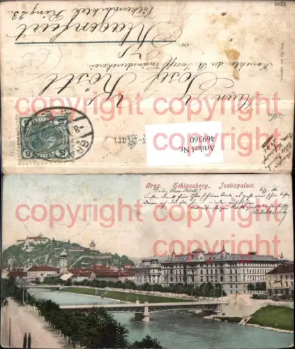 469360,Graz Schlossberg Justizpalast Brücke