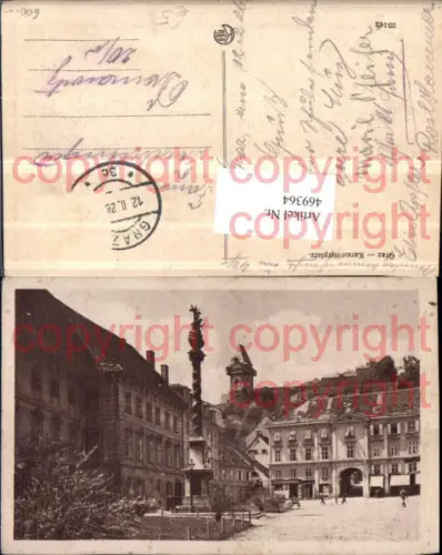 469364,Graz Karmeliterplatz Platz Säule pub Kilophot 25162