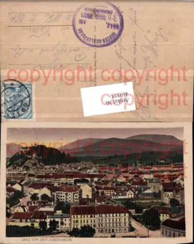 469373,Graz Totale von d. Josefkirche