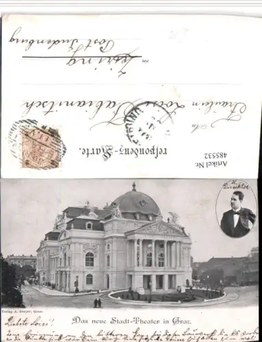 485532,Graz Stadttheater Theater Gebäude Direktor Portrait
