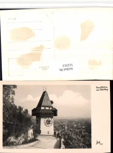 512313,Graz Uhrturm am Schlossberg pub Sketh 535