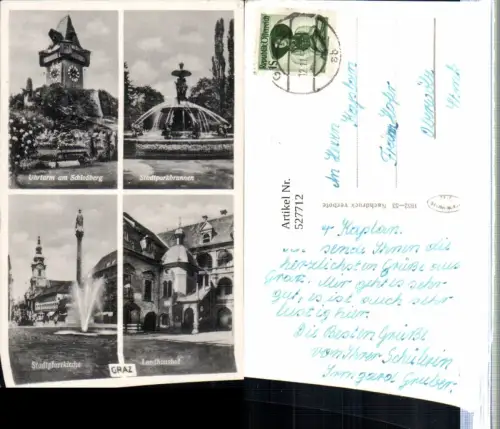 527712,Graz Stadt Landhaus Uhrturm mehrbild