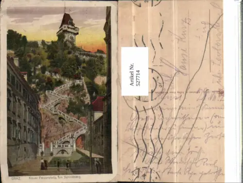 527714,Graz Stadt Neuer Felsensteig a.d. Schloßberg