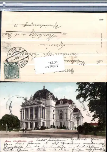 527738,Graz Stadt Stadttheater Theater 1905 pub Strohschneider 51