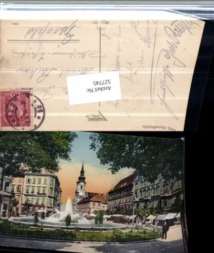 527745,Graz Stadt Bismarckplatz pub Strohschneider 35-1917
