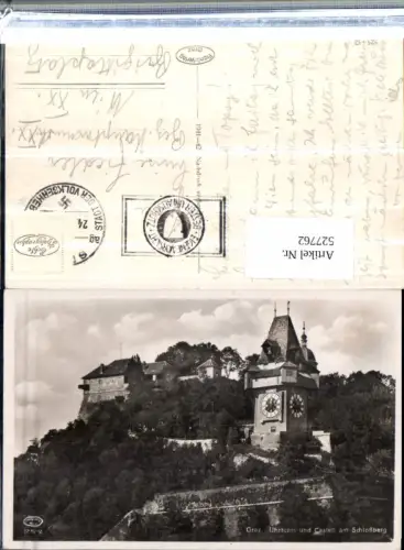 527762,Graz Stadt Uhrturm Castell am Schlossberg