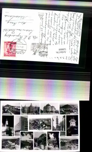 ,Mehrbild Ak Graz Rathaus Uhrturm Opernhaus Jakominiplatz