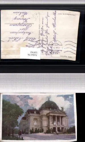 ,Künstler Ak Graz Opernhaus Oper pub Hans Hausner
