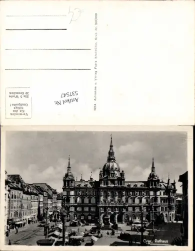 537547,Graz Rathaus Hauptplatz pub Knollmüller 501-698