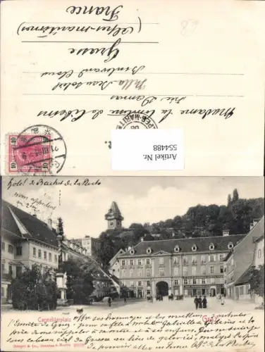 554488,Graz Carmeliterplatz Schlossberg Karmeliterplatz Partie