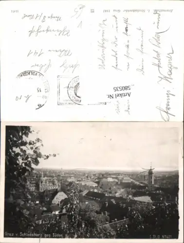 580535,Graz vom Schlossberg pub Strohschneider 421