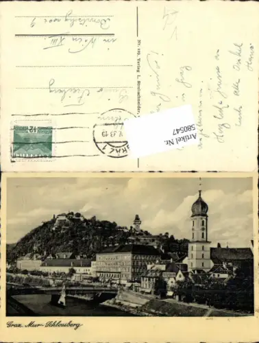 580547,Graz Mur Schlossberg pub Strohschneider 129