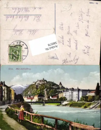 580578,Graz Mur Schlossberg pub Strohschneider 22 – 1926