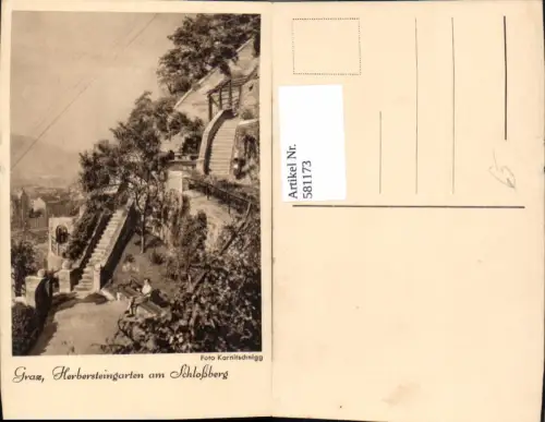581173,Graz Herbersteingarten a. Schloßberg