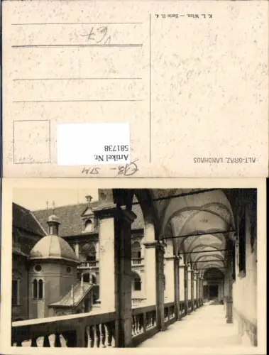 581738,Graz Alt-Graz Landhaus Hof pub K. L. Wien