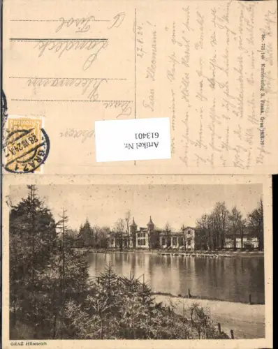 613401,Graz Hilmteich 1918 pub S. Frank 725/149