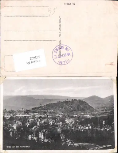 613422,Graz von der Hilmwarte pub S. Frank 2527-14