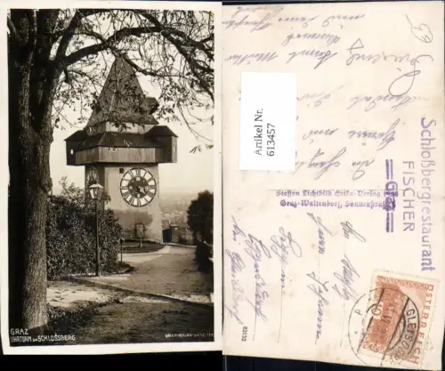 613457,Graz Uhrturm am Schlossberg pub Erika Verlag 130 Steffen Lichtbild