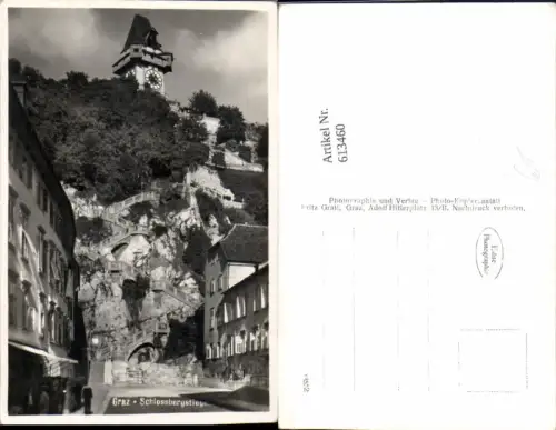 613460,Graz Schlossbergstiege Schlossberg pub Fritz Gratl